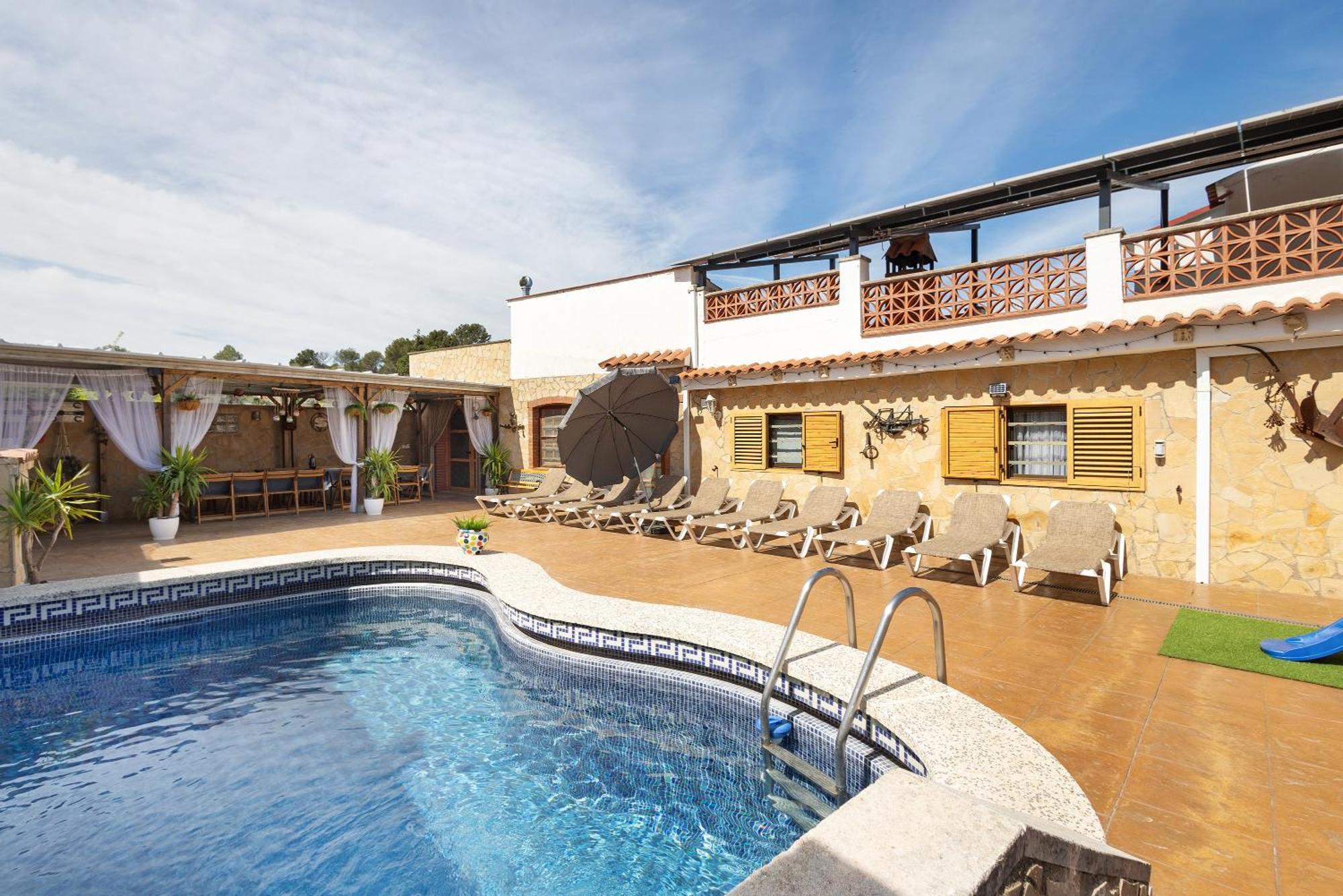 Cal Ramon Con Piscina Villa Rubí Buitenkant foto